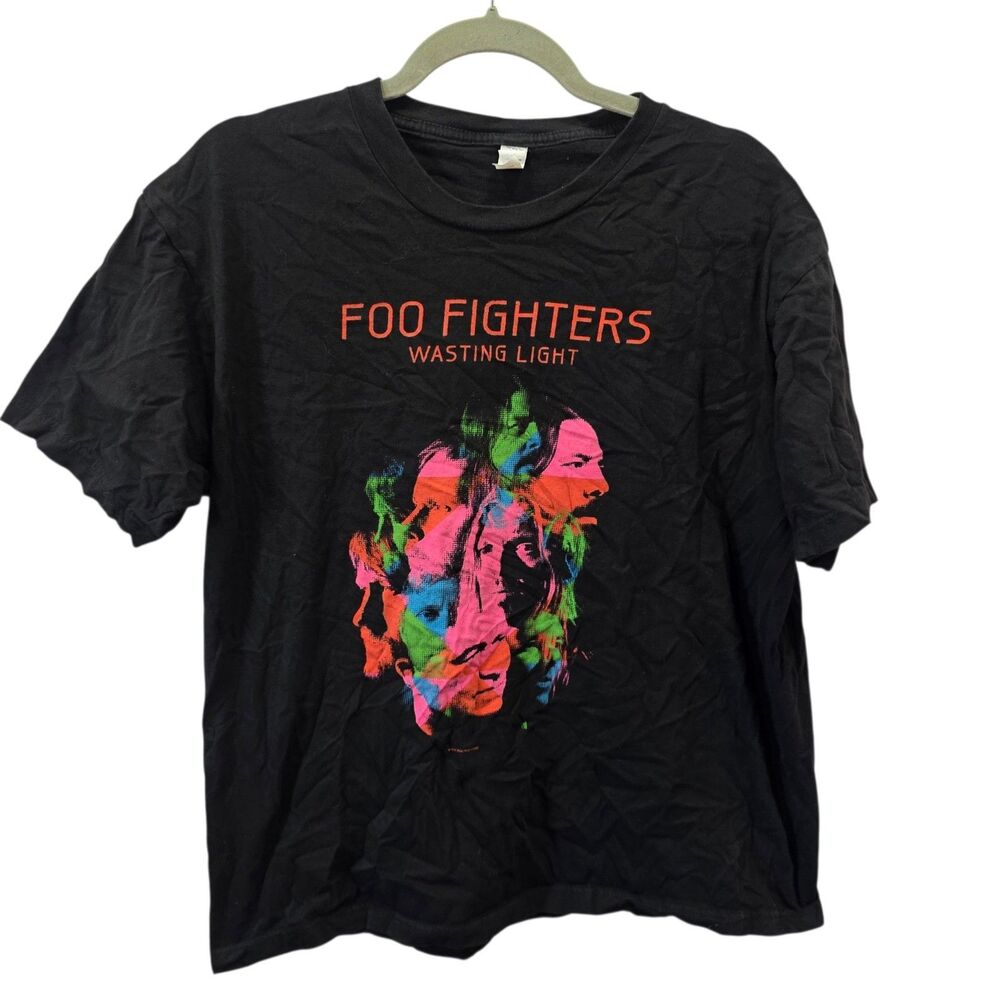 Foo Fighters Wasting Light 2011 Tour Shirt Mens Large Tultex Band Tee Dave Grohl